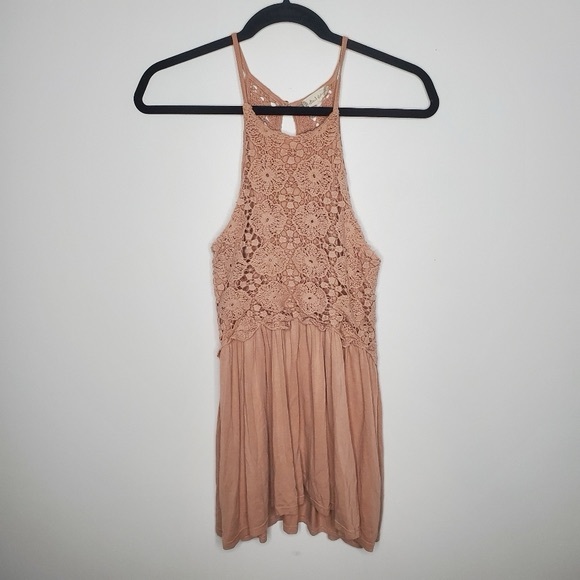 Altar'd State Tops - pink coral altard state tank top